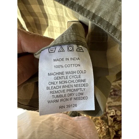 New Filson Lightweight Kitsap Work Shirt Plaid Short Sleeve 3X - Picture 4 of 8